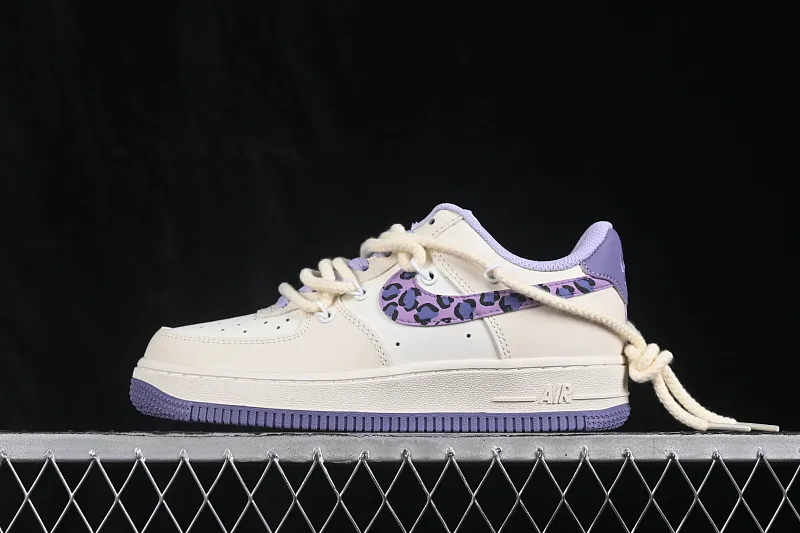 All categories Nk Air Force 1 Air Force series Nk Air Force 1 Low Air Force low-top Nike Air Force 1'07 Low "Taro Leopard" Hand-painted graffiti Taro leopard print Air Force 1 low-top casual sneakers FJ7740-111